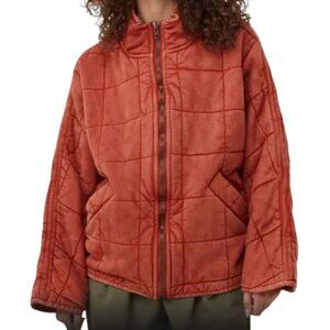Free People Dolman Quilted Knit Jacket - New